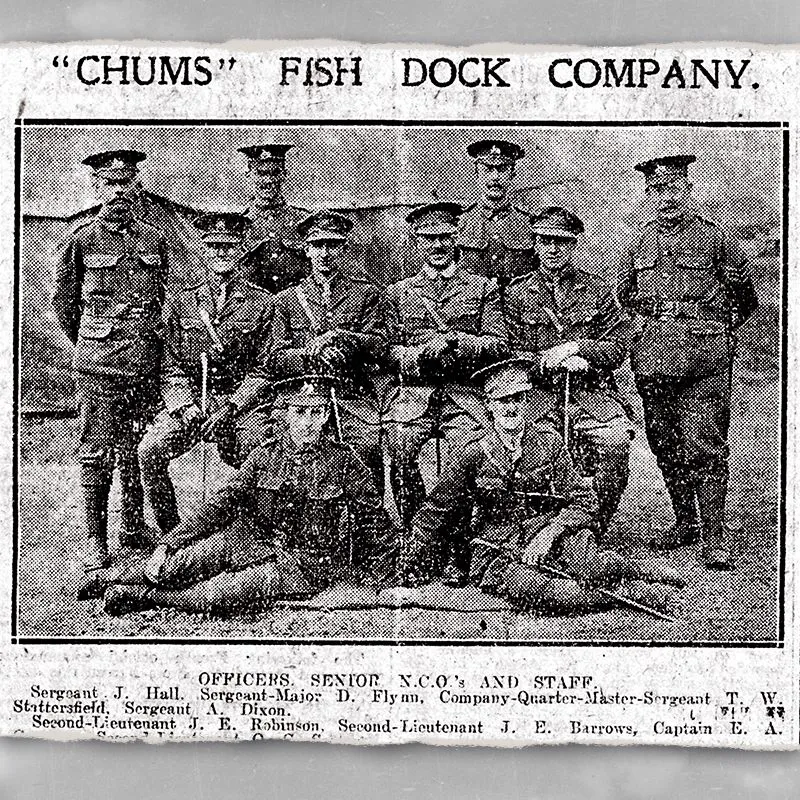 Grimsby Pals pose for a photo